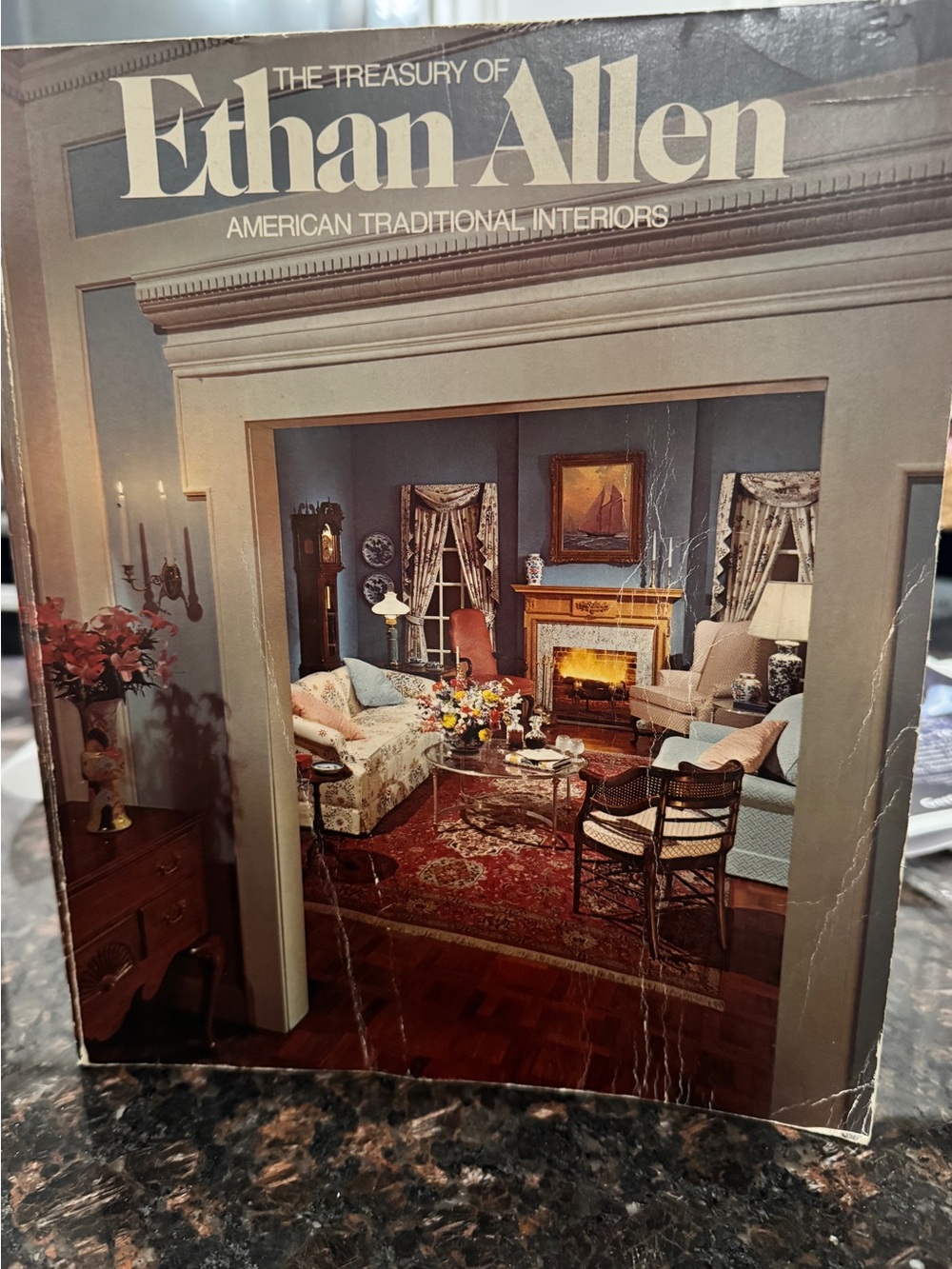 Vintage Ethan Allen Coffee Table Book